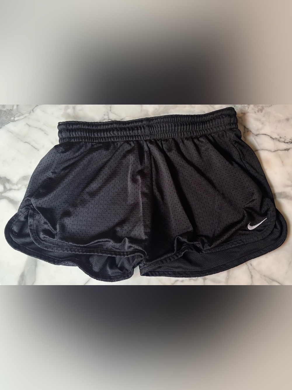 Nike Black Women's Athletic Mesh Running Shorts